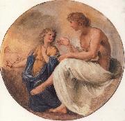 Giovanni da san giovanni Phaeton and Apollo oil on canvas